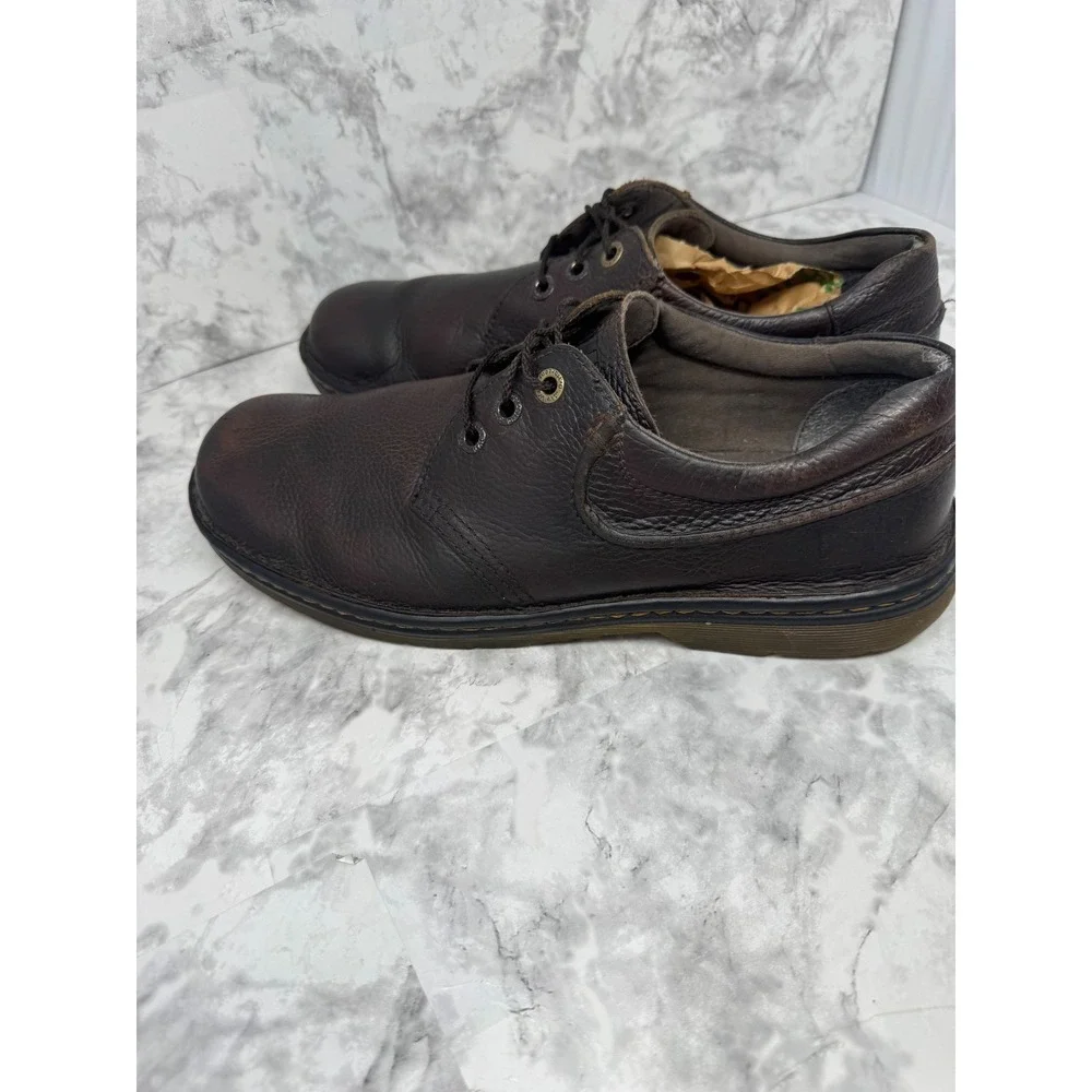 Dr. Martens Hampshire Mens 13 Brown Leather Oxford Shoes AW004 AirWair Low‎ Top